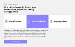 Dienstleistungen Im Unternehmen - HTML-Webvorlage