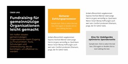 Fantastische Joomla-Vorlage Für Textblöcke In Verschiedenen Farben