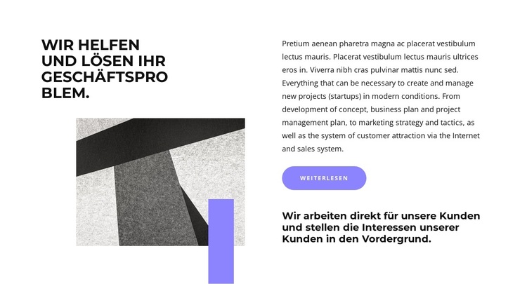 Wir helfen bei jeder Frage WordPress-Theme