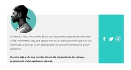 Página De Destino Exclusiva Para Contactos En Redes Sociales