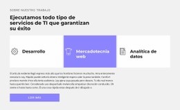 Página De Inicio Del Sitio Web Para Servicios En La Empresa