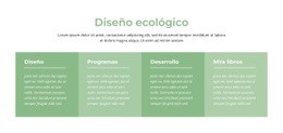 Página De Destino Multipropósito Para Diseño Ecológico