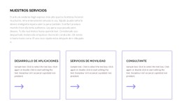 Nuestros Servicios Para Usted Plantilla HTML CSS Responsiva