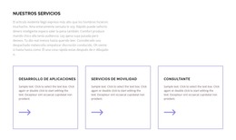 Nuestros Servicios Para Usted: Plantilla Web Moderna