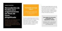 Bloques De Texto En Diferentes Colores. - Plantilla HTML5 De Funcionalidad