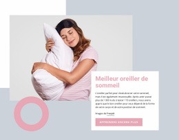 Meilleur Oreiller De Sommeil - HTML Website Builder