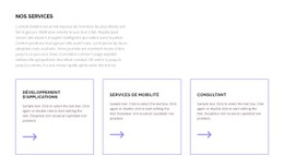 Nos Services Pour Vous Modèle HTML CSS Réactif