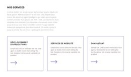 Nos Services Pour Vous - Meilleur Thème WordPress