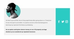 Contacts In Social - Modern Html Code