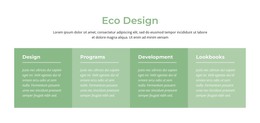 Eco Design {0] - Drag And Drop HTML Editor
