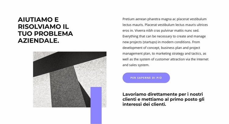 Aiutiamo con qualsiasi domanda Mockup del sito web