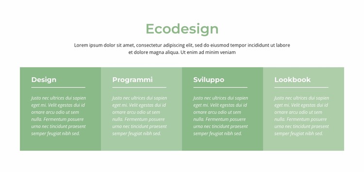 Ecodesign Modello Joomla