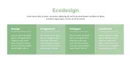 Pagina Di Destinazione Multiuso Per Ecodesign