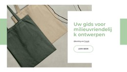Milieuvriendelijk Ontwerp Sitesjabloon
