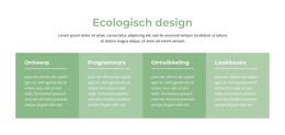 Ecologisch Design - HTML5-Sjabloon