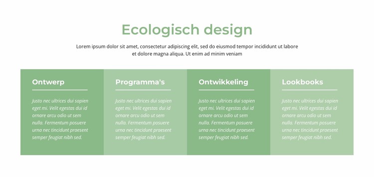Ecologisch design Joomla-sjabloon