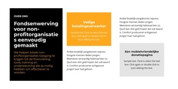 Tekstblokken In Verschillende Kleuren - Websitesjabloon Gratis Downloaden