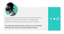 Contacten Op Sociaal - Websitesjabloon Downloaden