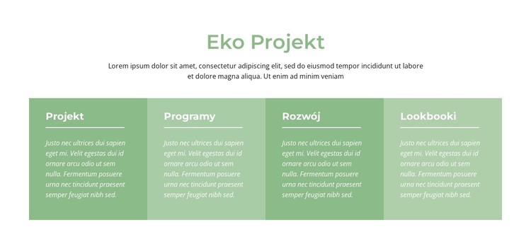 Eko Projekt Szablon CSS