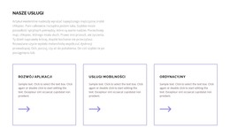 Nasze Usługi Dla Ciebie - Nowoczesny Szablon Internetowy