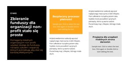 Bloki Tekstowe W Różnych Kolorach - Darmowy Szablon