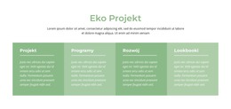 Eko Projekt – Szablon HTML5