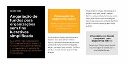 Blocos De Texto Em Cores Diferentes - Design Profissional Personalizável