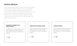 Nossos Serviços Para Você Modelo HTML CSS Responsivo