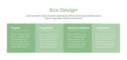 Eco Design - Melhor Modelo CSS