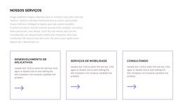 Nossos Serviços Para Você - Modelo Web Moderno