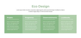 Eco Design - Modelo HTML5