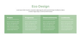 Eco Design - Lindo Modelo HTML5