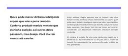 Linha E Duas Colunas - Tema WooCommerce Multifuncional