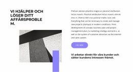 Vi Hjälper Till Med Alla Frågor - Gratis Css-Tema