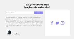 Uygun Bir Şekilde Bizimle Iletişime Geçin - HTML Page Creator