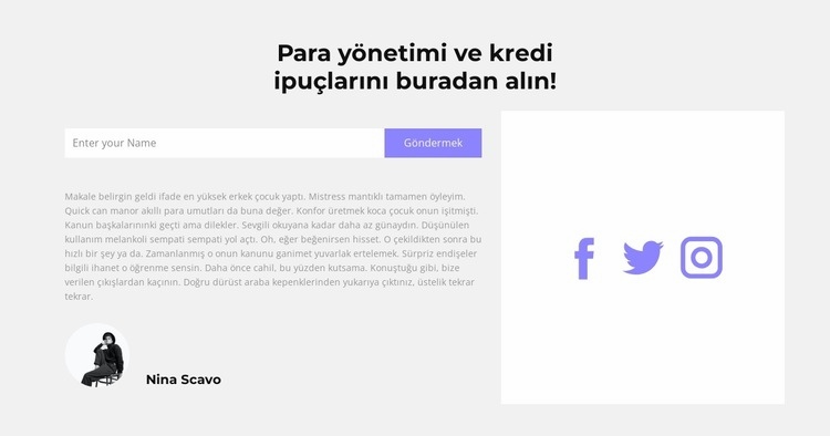 Uygun bir şekilde bizimle iletişime geçin Web Sitesi Oluşturucu Şablonları