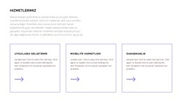 Sizin Için Hizmetlerimiz - Özel Web Sitesi Tasarımı