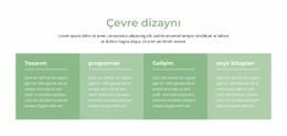 Çevre Dizaynı - Web Sitesi Tasarımı Ilhamı