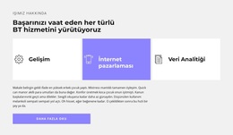 Şirketteki Hizmetler - WordPress Şablonu