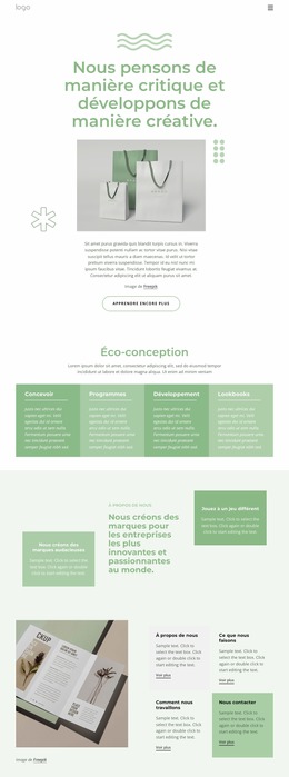 Atelier D'Écoconception - Modèle De Site Web Joomla