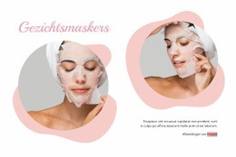 Fasial Maskers - Creatief, Multifunctioneel WordPress-Thema