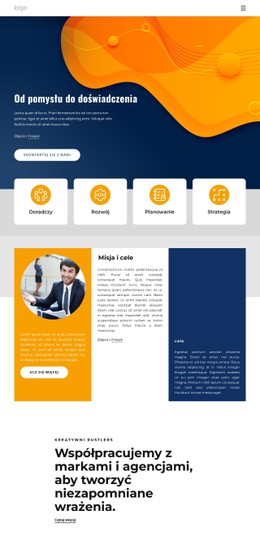 Darmowy CSS Dla Od Pomysłu Do Doświadczenia