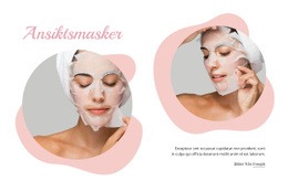 Fasialmasker Mall För Full Bredd