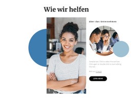 Online-Kundendienst Kostenlose CSS-Websitevorlage