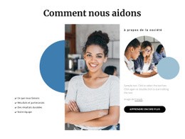 Service Client En Ligne : Modèle Créatif Polyvalent D'Une Page
