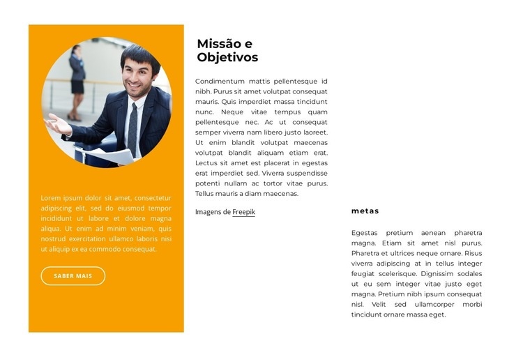 grade de layout de 3 colunas Modelo HTML5