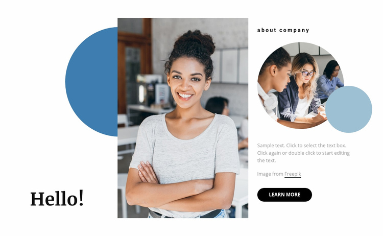 Online customer service Squarespace Template Alternative