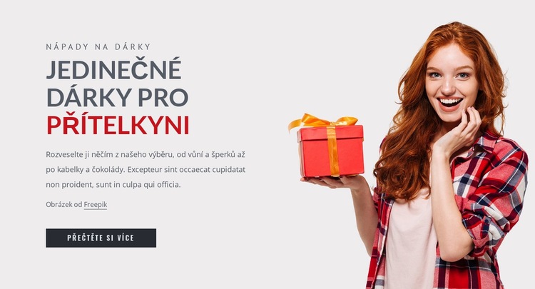 Dárky pro přítelkyni Téma WordPress