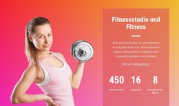 Tonnenweise Cardio- Und Kraftgeräte - HTML-Seitenvorlage