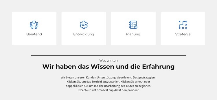 Wir haben unsere eigenen Regeln HTML5-Vorlage